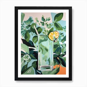 Mojito Illustration 2 Affiche