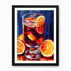 Mulled Wine, Gluhwein, Christmas art 5 Art Print