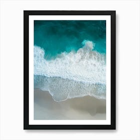 Aerial View Of A Beach 155 Art Print