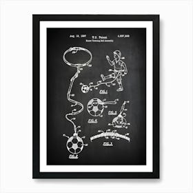 Soccer Training Ball Soccer Art Soccer Wall Art Soccer Ball Soccer Poster Soccer Print Soccer Gifts Soccer Trainer Ss2091 Art Print