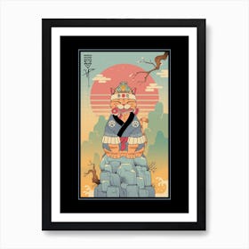 Croaker and Meowster Adventure Art Print