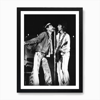 Mick Jagger & Keith Richards, 1973 Art Print