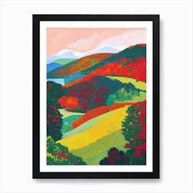 Killarney National Park 1 Ireland Abstract Colourful Art Print