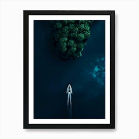 Boat In The Water 7 Art Print