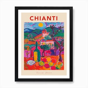 Chianti Italia Travel Poster Art Print