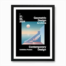 Geometric Design Archive Poster 56 Art Print