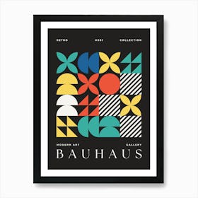 Modern Gallery Bauhaus Mid Century Modern Wall Art Poster