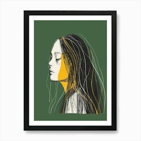 Portrait Of A Woman 274 Art Print