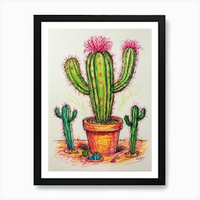 Cactus 11 Art Print