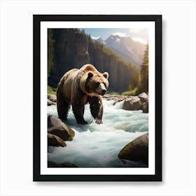 Grizzly Bear Art Print