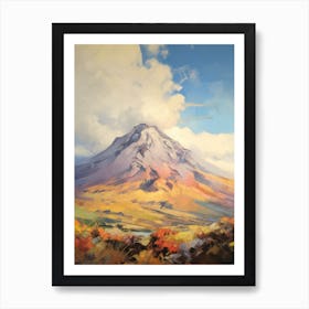 Popocatepetl Mexico 1 Mountain Painting Art Print