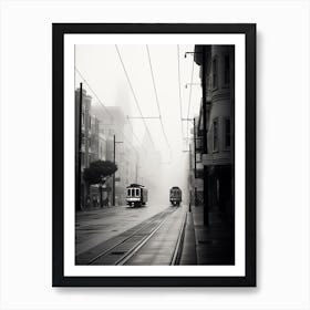 San Francisco Black And White Analogue Photograph 2 Art Print