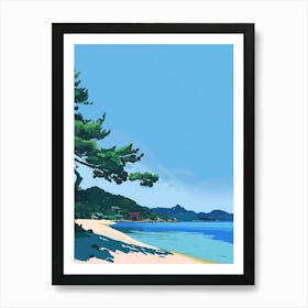 Ise Japan 4 Colourful Illustration Art Print