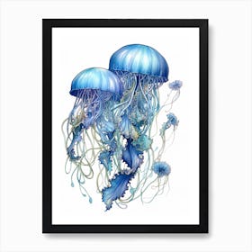 Portuguese Man Of War Jellyfish 11 Art Print