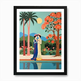 Asian Couple Art Print