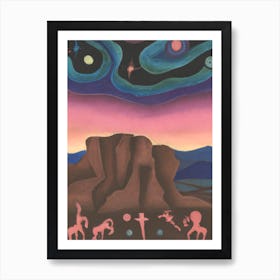 Saguaro 'Blue Sky Souls 2' Art Print