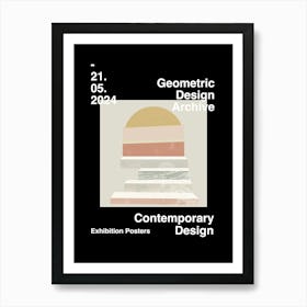 Geometric Design Archive Poster 47 Art Print