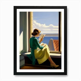 Woman Reading Art Print