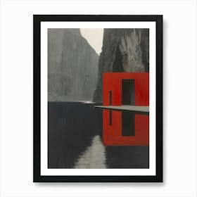 Red House 1 Art Print