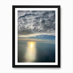 Flying high amongst the clouds Art Print