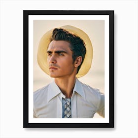 Dave Franco Retro Collage Movies Art Print