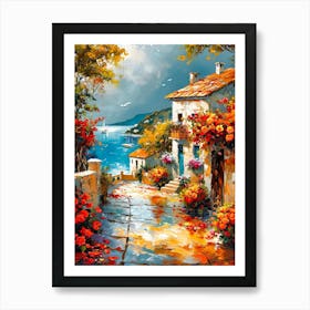 House By The Sea Art Print