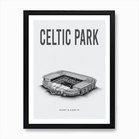 Celtic Park Celtic Fc Stadium Art Print