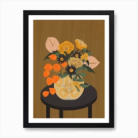 Flowers For Virgo Art Print