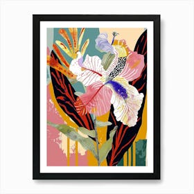 Colourful Flower Illustration Petunia 1 Art Print