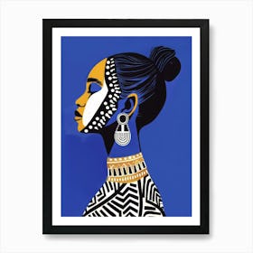 African Woman Canvas Print 14 Art Print