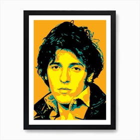 Bruce Springsteen Rock Music Singer Legend In Pop Art 3 Poster