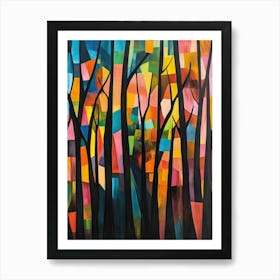 Trees In The Forest 4 Art Print