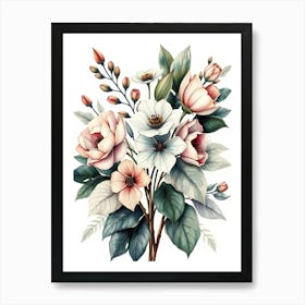 Floral Bouquet Art Print