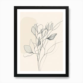 Flowers On A Branch Art Print