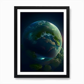 The Earth Art Print