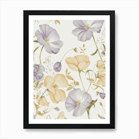 Lilac Flowers Art Print