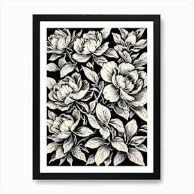 Peonies Poster