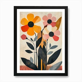 Flowers In A Vase 36 Art Print