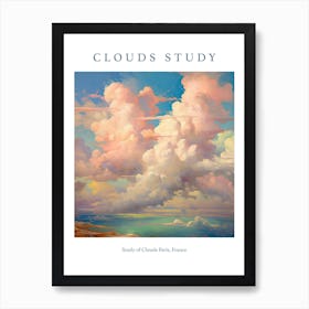 Study Of Clouds Paris, France Art Print