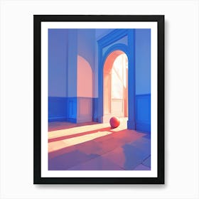 Room With A Ball Art Print