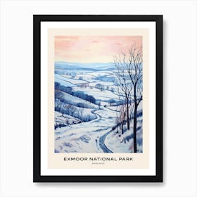 Exmoor National Park England 4 Poster Art Print