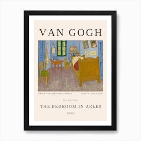 The Bedroom In Arles, Van Gogh Art Print