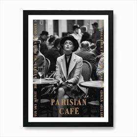 Parisienne Cafe Art Print