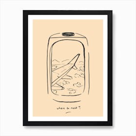 Flying High Window View Art Print