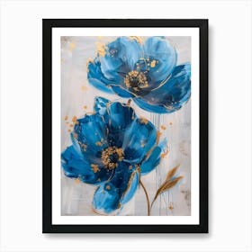 Blue Poppy 2 Art Print