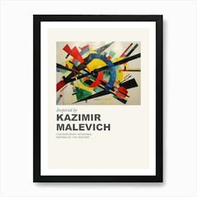 Museum Poster Inspired By Kazimir Malevich 2 Art Print