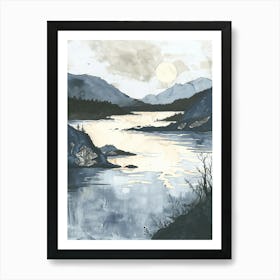 Loch Ryan Art Print