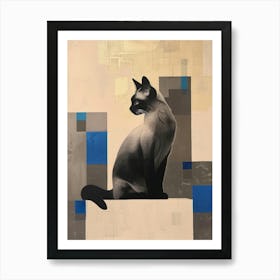 Siamese Cat 4 Art Print