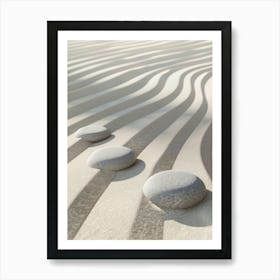 Zen Sand 3 Art Print