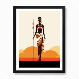 Spirit of the African Tribe Art Print